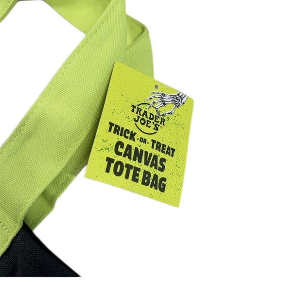 Trader Joe’s Limited Edition Mini Canvas Multicolor Tote Halloween 2025 NWT - Picture 10 of 15